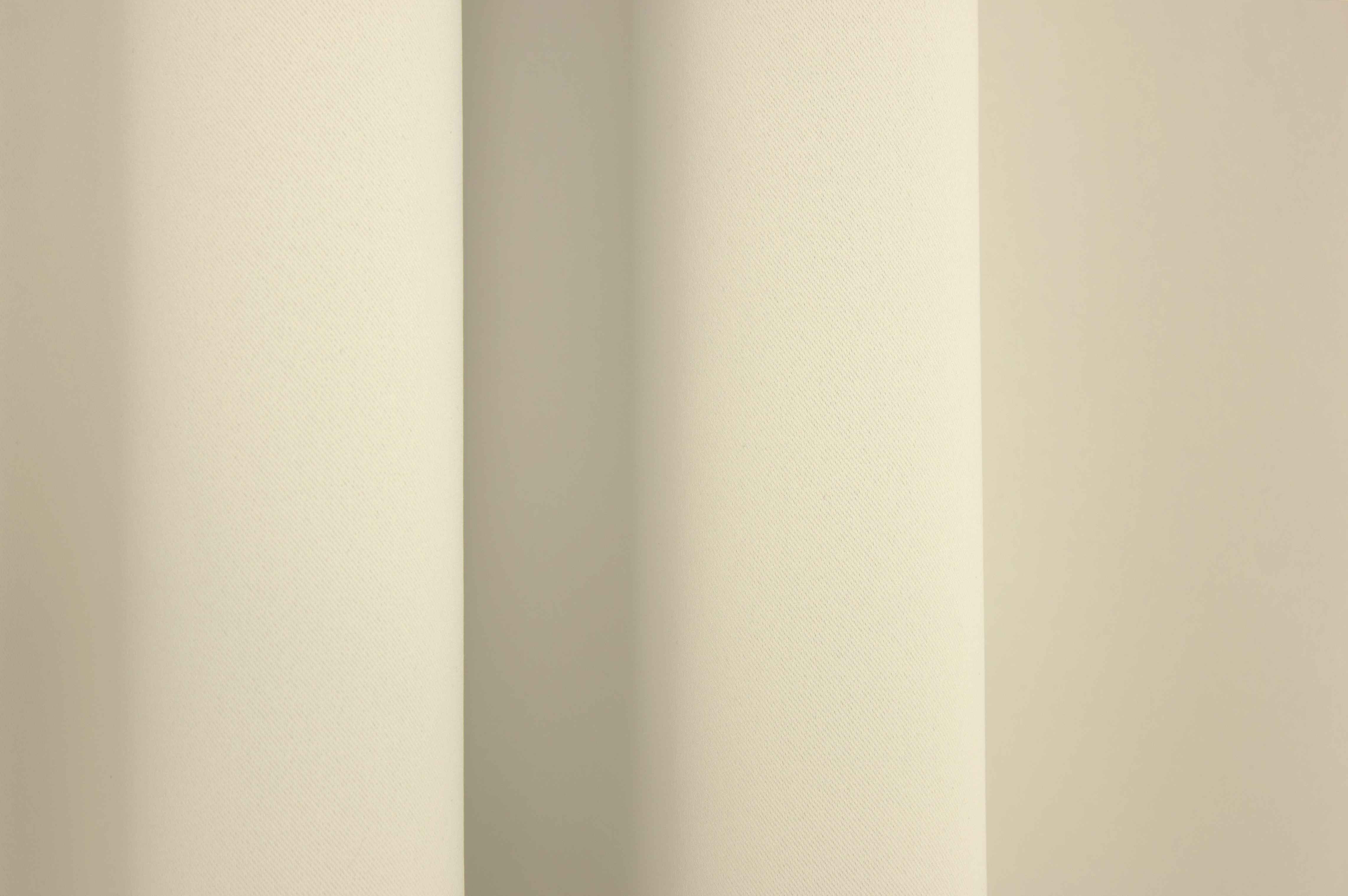 Dim Out (Vorhang) - Größe: 245 x 145 cm | Aufmachung: Kräuselband | Farbe:  Beige | Thermovorhänge