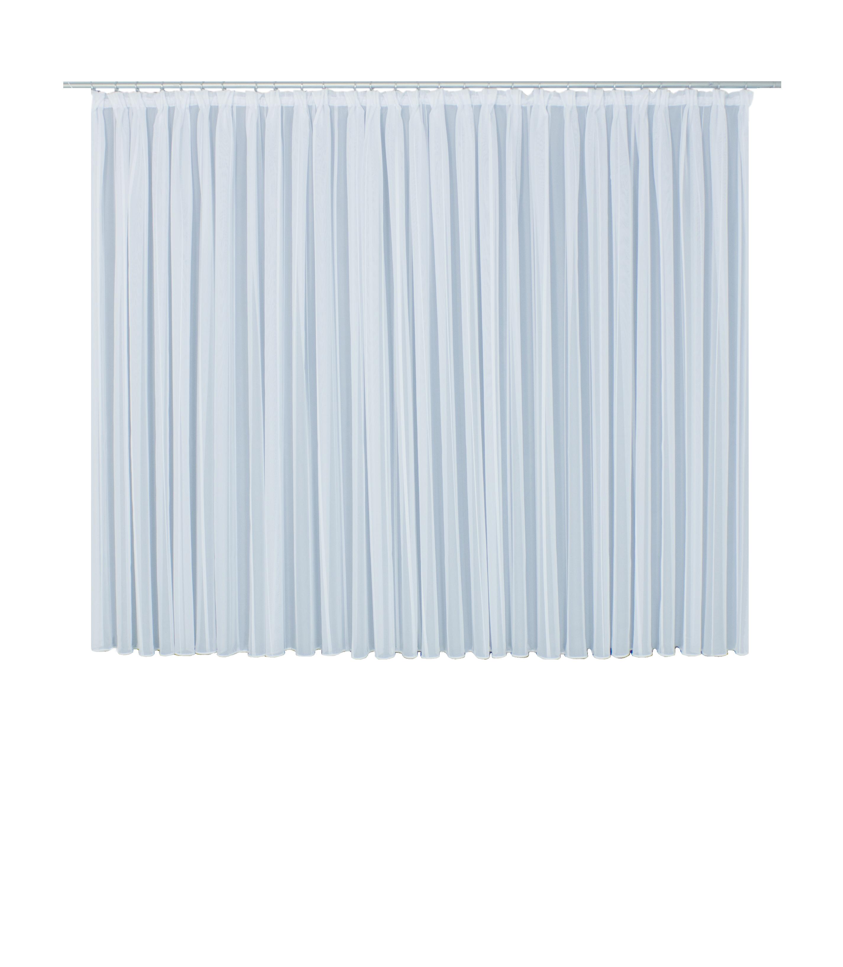 7171 (Gardine) - Aufmachung: Faltenband 1:3 | Farbe: Weiß | Größe: 245 x  300 cm