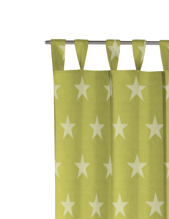 Felino (Vorhang) - Größe: 132 cm Schlaufen | x | Aufmachung: Farbe: Grün 245