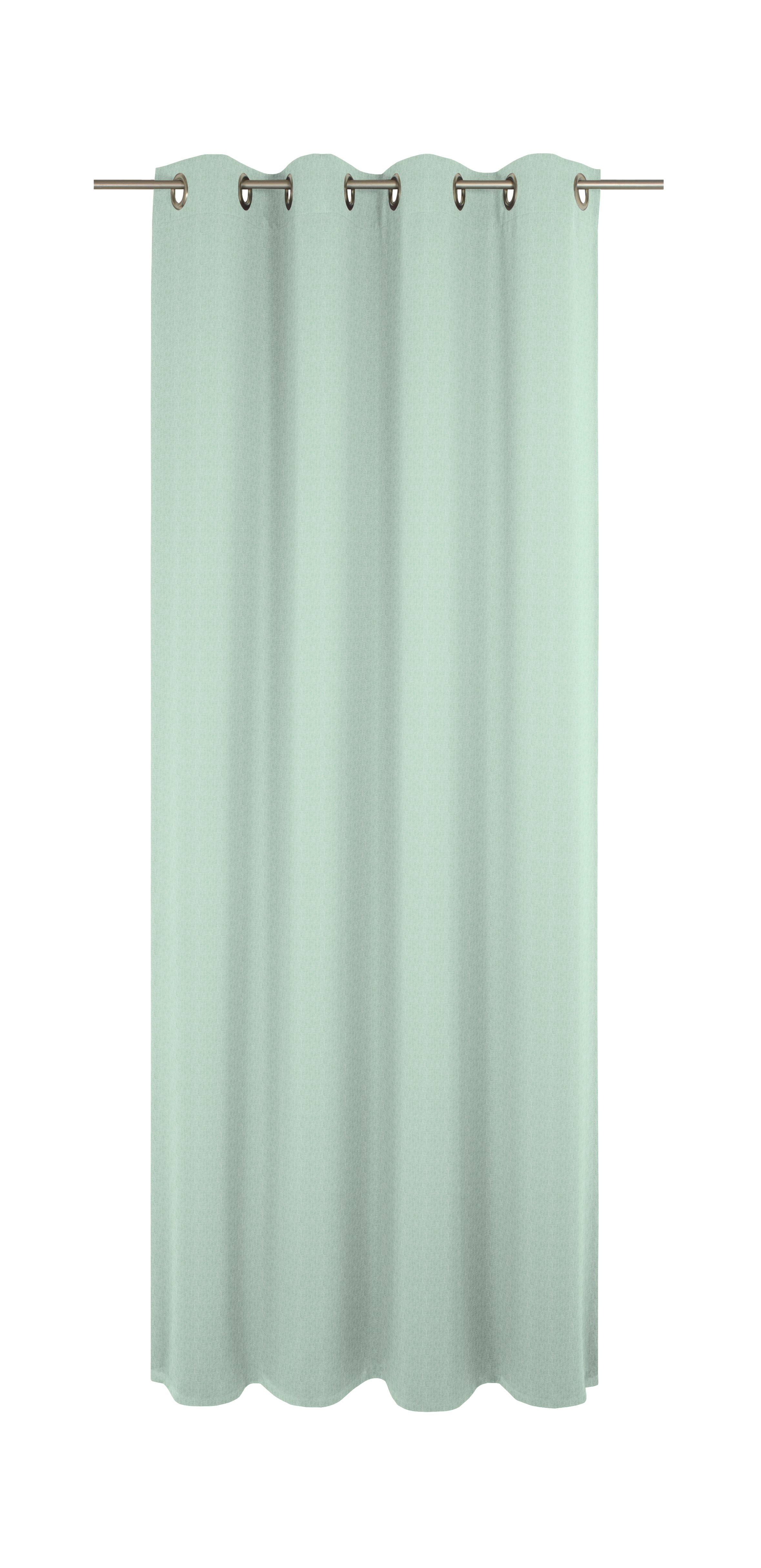 Sunday (Vorhang) - Farbe: Mint | Größe: 255 x 142 cm | Aufmachung: Ösen